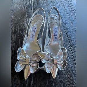 Jimmy Choo Women's Staz 70 Bow Slingback Pumps